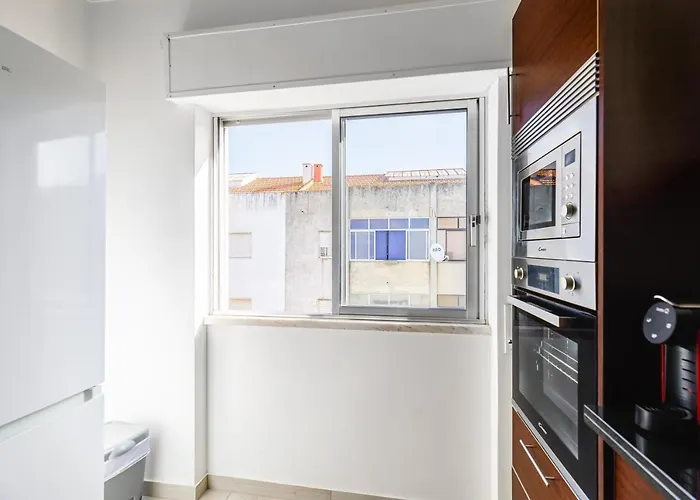 Sleeptubal Moderne アパート Alhos Vedros